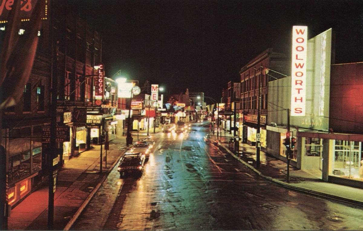 Main Street, Moncton NB, 1960s