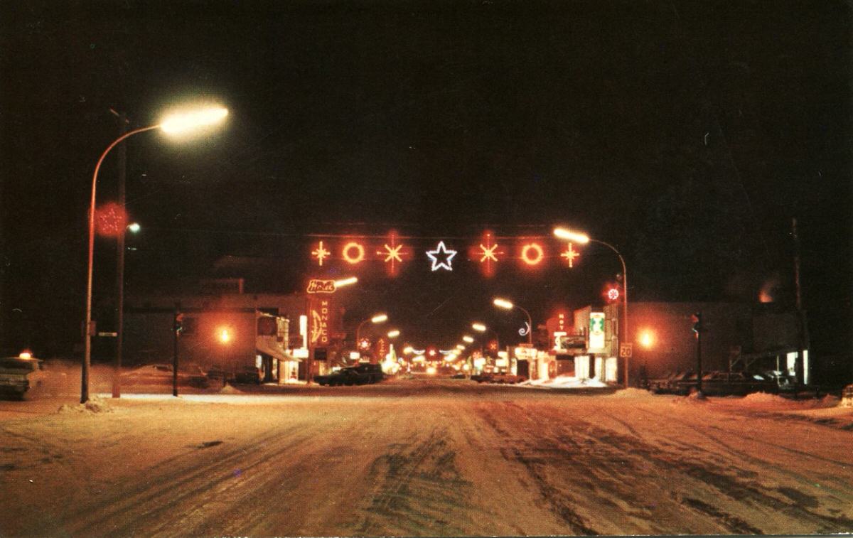 Rue Principale, Chibougamau, Quebec, 1960s