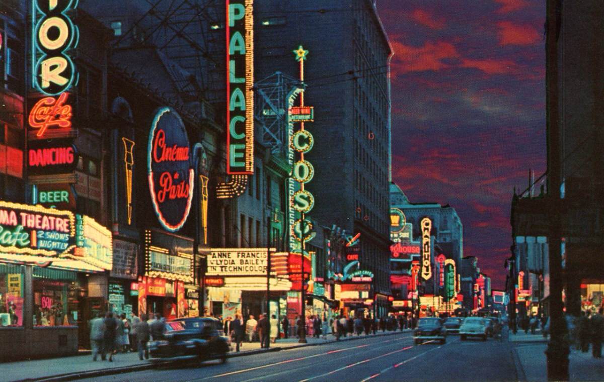 St. Catherine St., Montreal Quebec, 1960s