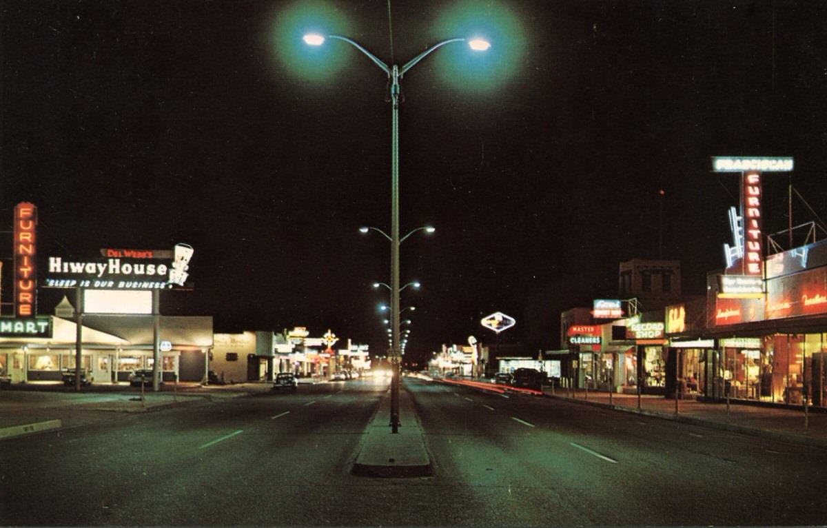 Central Avenue Albaquerque NM, 1960s