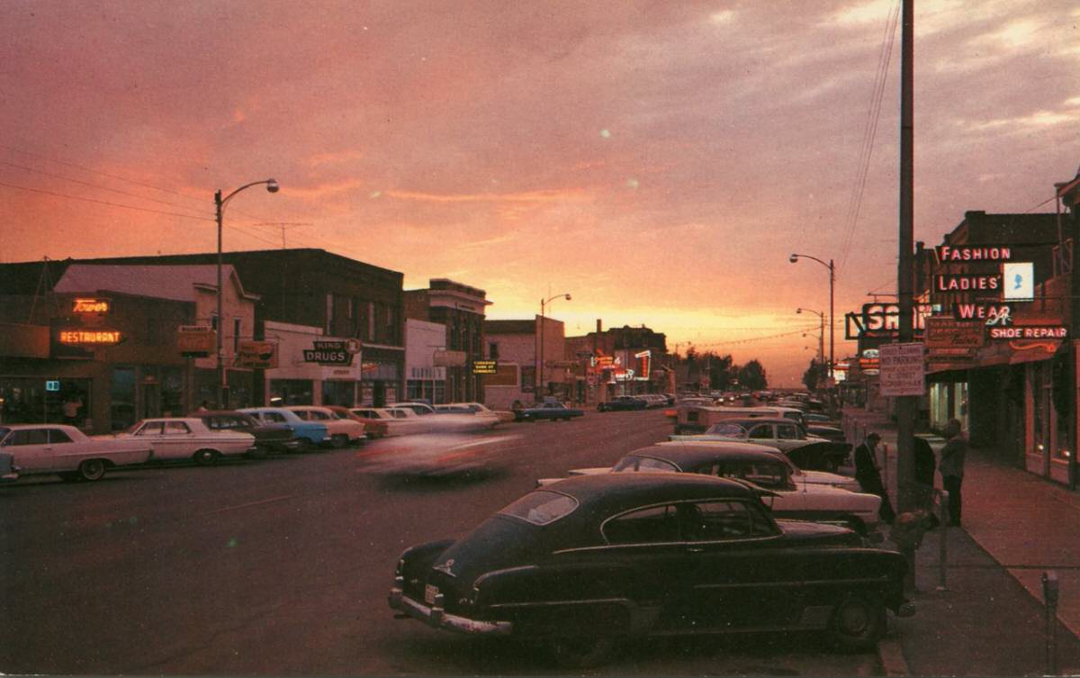 Main Street, Estevan, Saskatchewan, 1960s