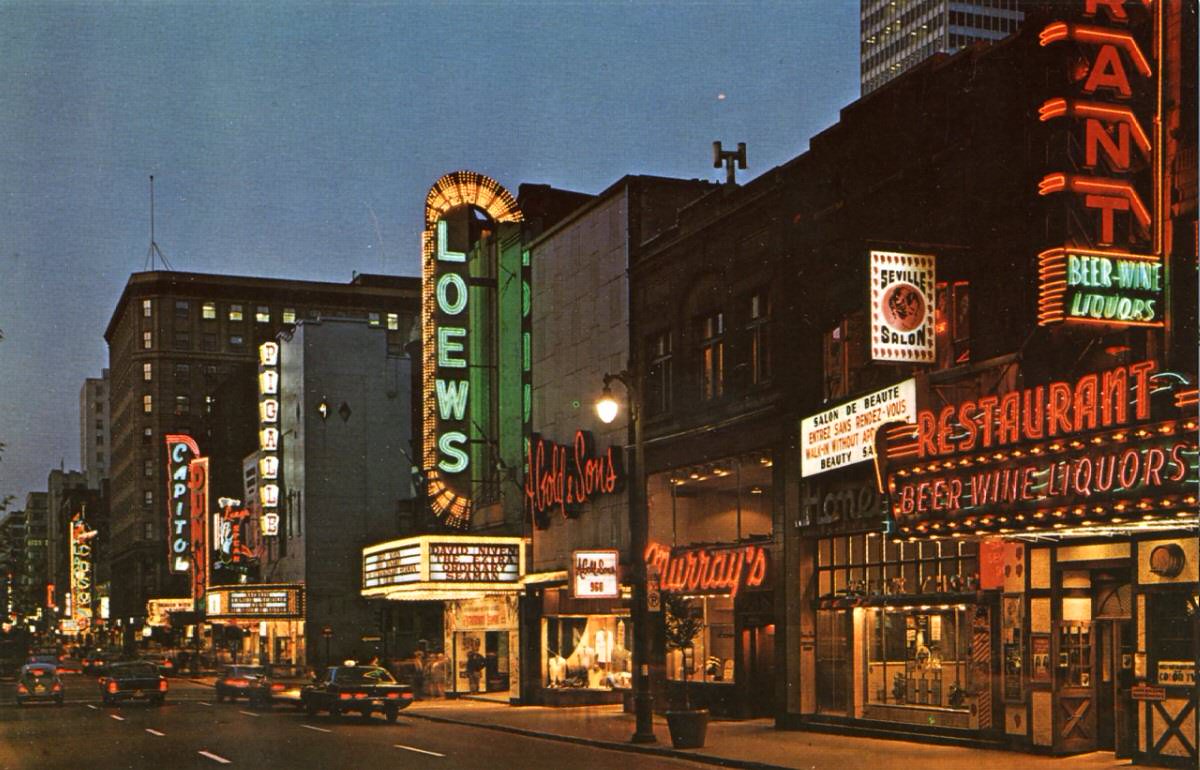 St. Catherine St., Montreal, Quebec, 1960s