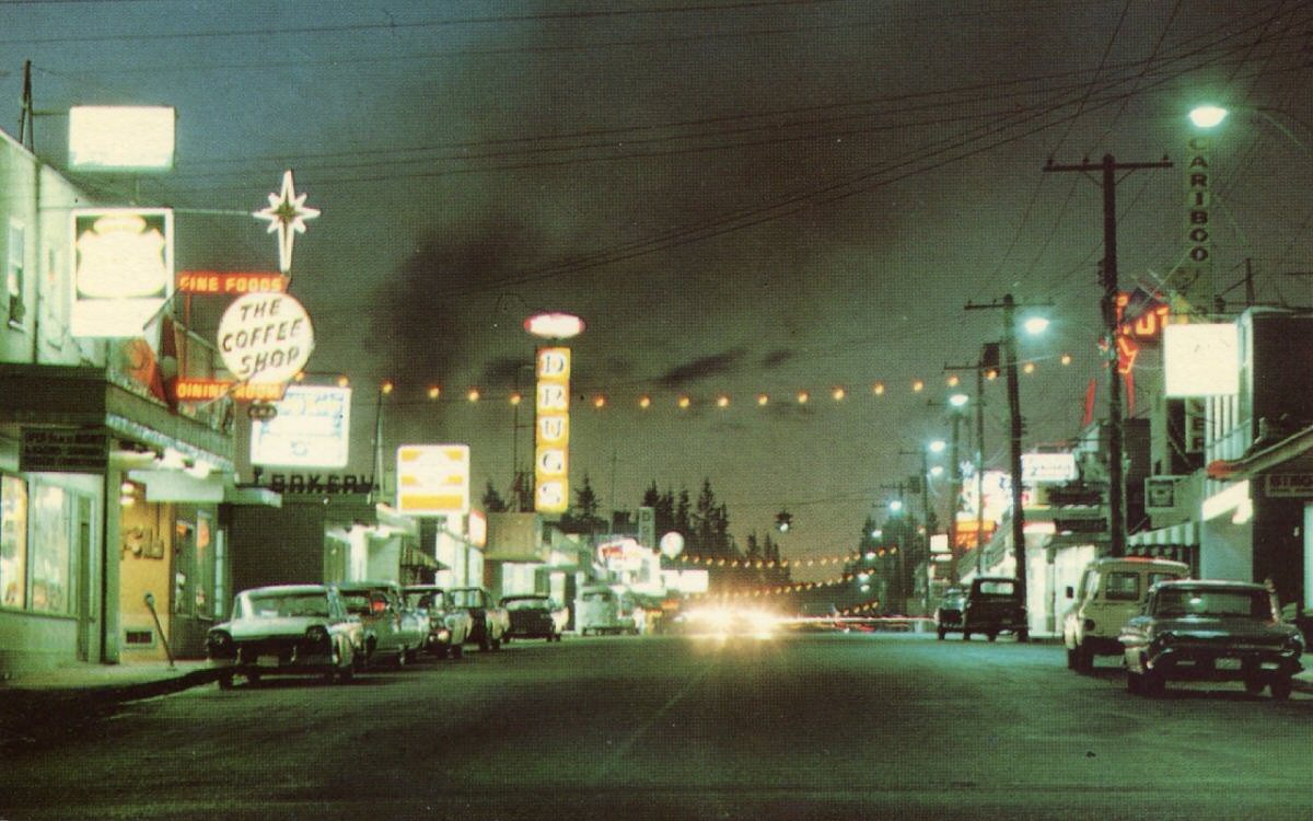 Main Street, Quesnel, 1960s