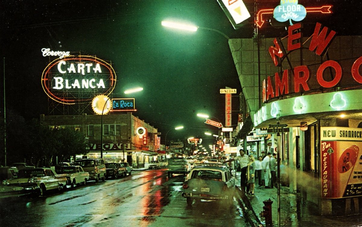 Guerrero Avenue, Nuevo Laredo, Mexico, 1960s