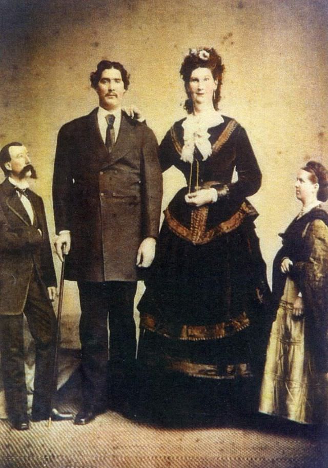 The Giants of Seville: Anna Haining Swan and Martin Van Buren Bates, the Tallest Married Couple Ever