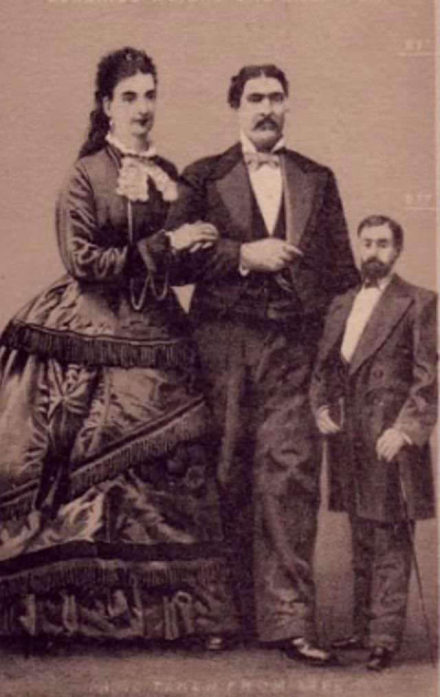 The Giants of Seville: Anna Haining Swan and Martin Van Buren Bates, the Tallest Married Couple Ever