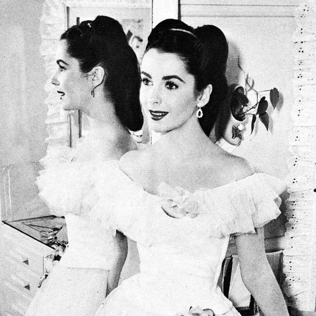 16-Year-Old Elizabeth Taylor during the Filming of 'Julia Misbehaves', 1948