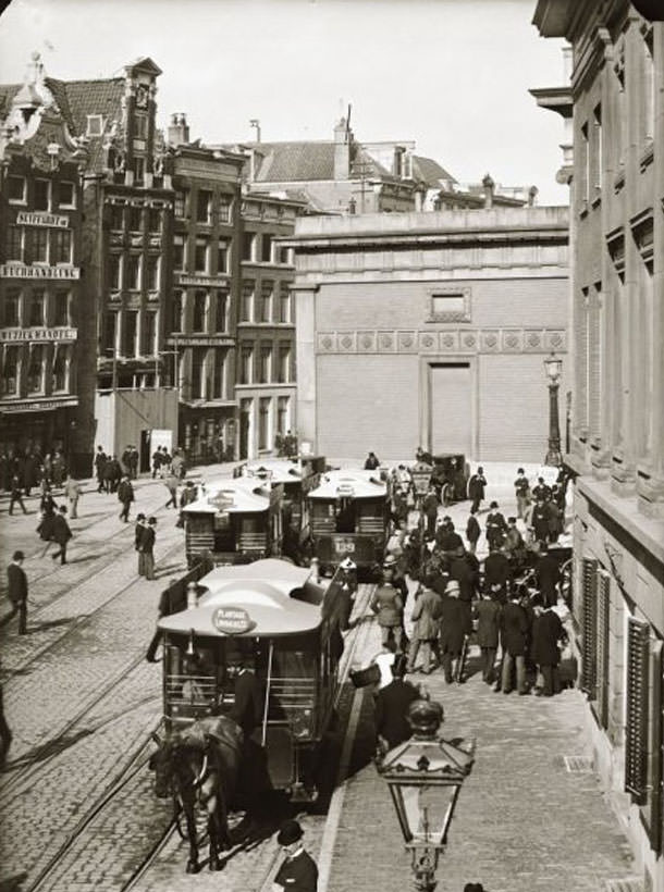 Dam Square, 1890