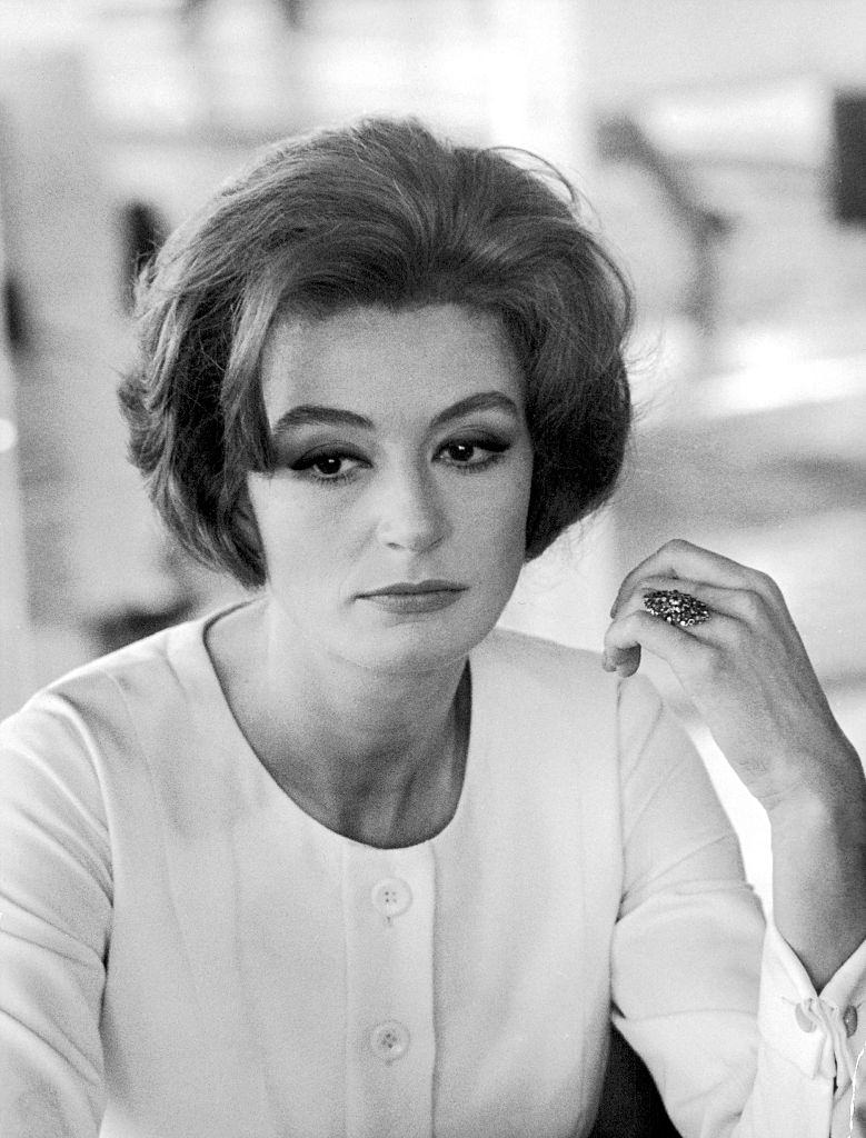 French actress Anouk Aimée, 1980s.