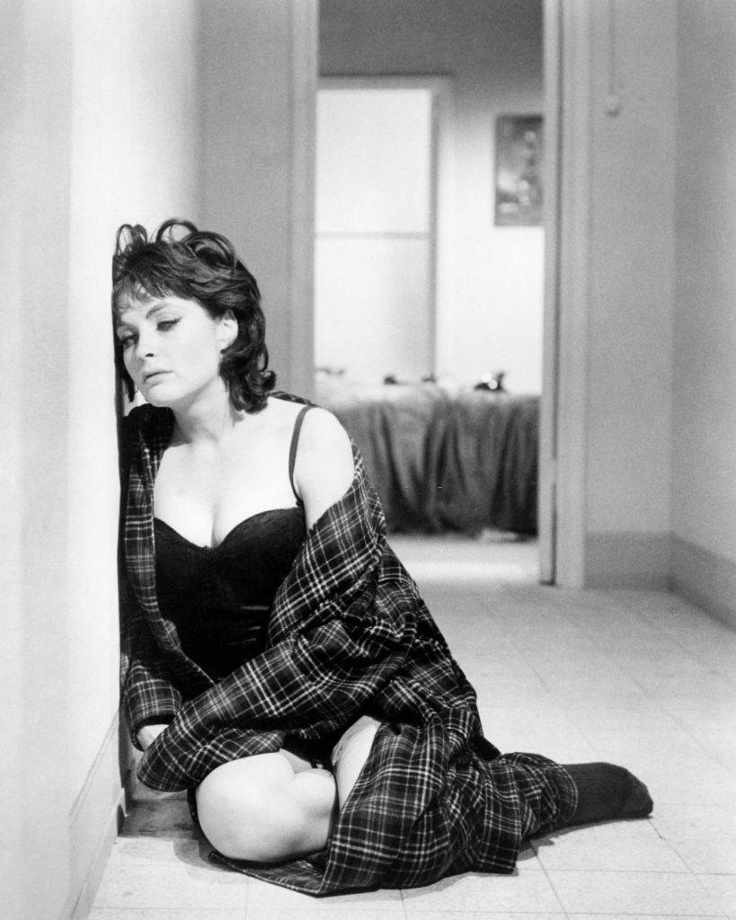 Anouk Aimee as Maddalena in 'La Dolce Vita', 1960.