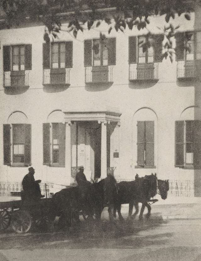The Old Treasury building, circa 1910