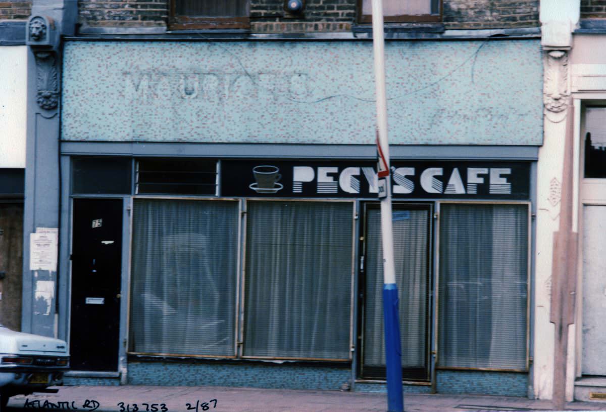 Cafe, Atlantic Rd, 1987