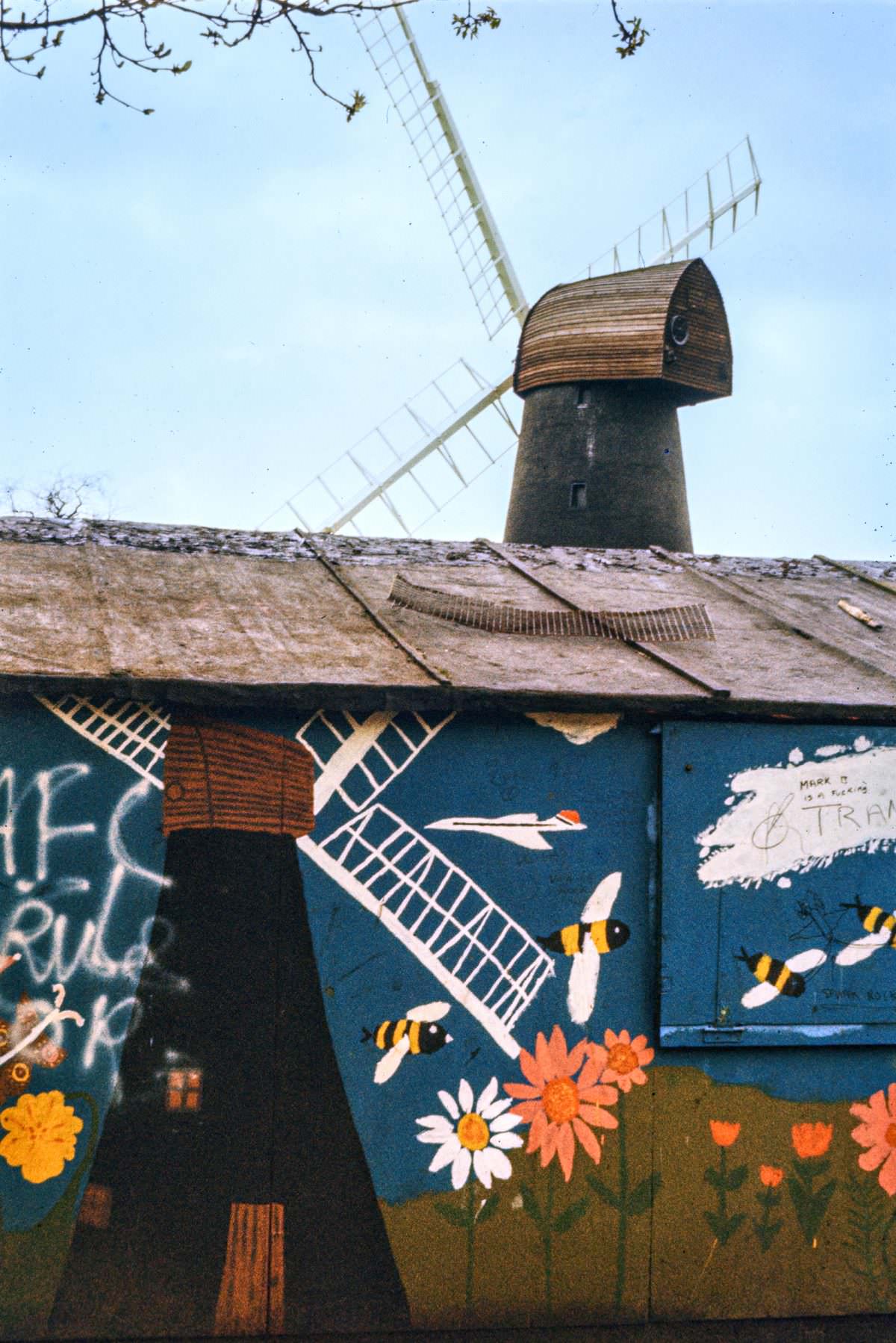 Brixton Windmill, Blenheim Gardens, 1980