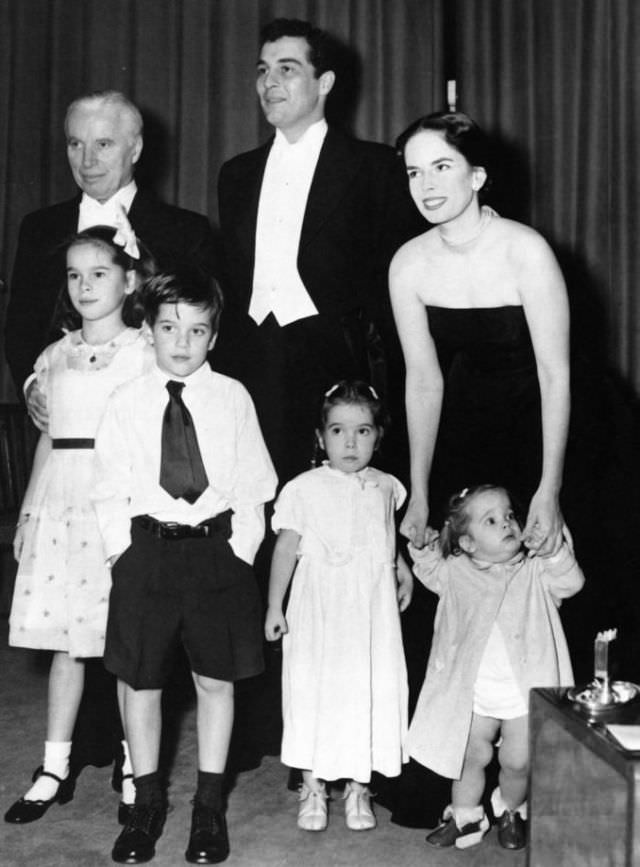 Beautiful Photos of Charlie Chaplin with his Last Wife Oona O’Neill