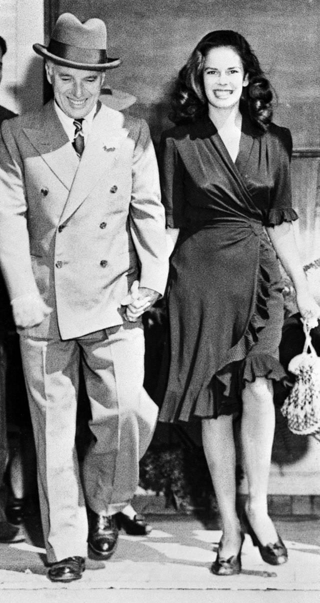 Beautiful Photos of Charlie Chaplin with his Last Wife Oona O’Neill