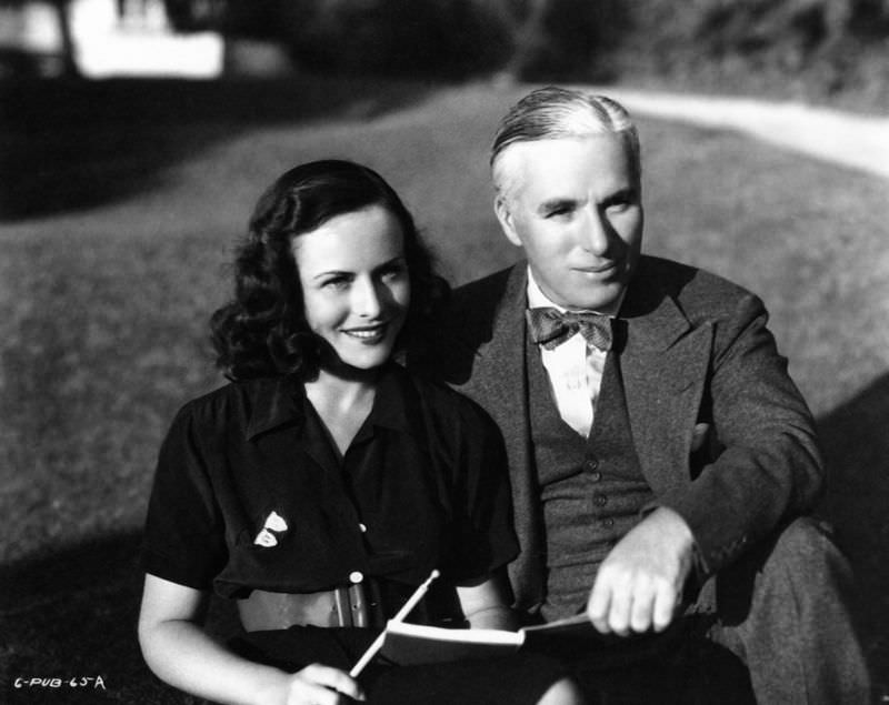 Beautiful Photos of Charlie Chaplin with his Last Wife Oona O’Neill