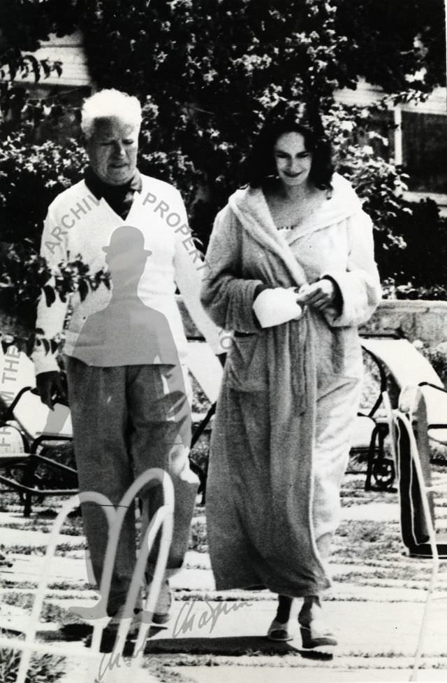 Beautiful Photos of Charlie Chaplin with his Last Wife Oona O’Neill