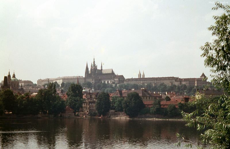 Prague Castle above the Vltava