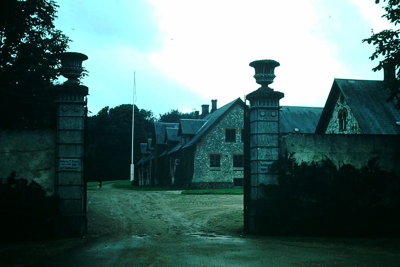 Entrance to Bregentved and Barns, Denmark, 1954