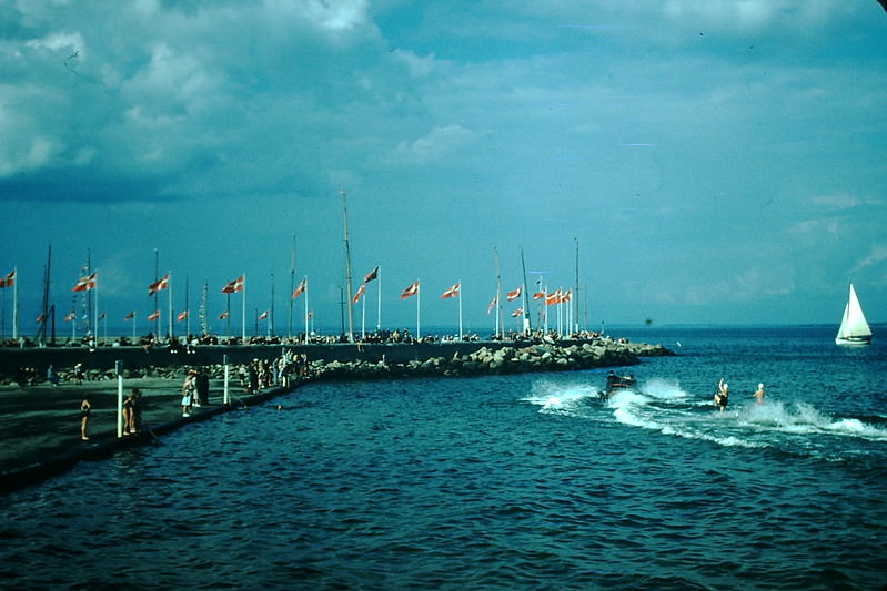 Resort Area in Copenhagen, Denmark, 1954