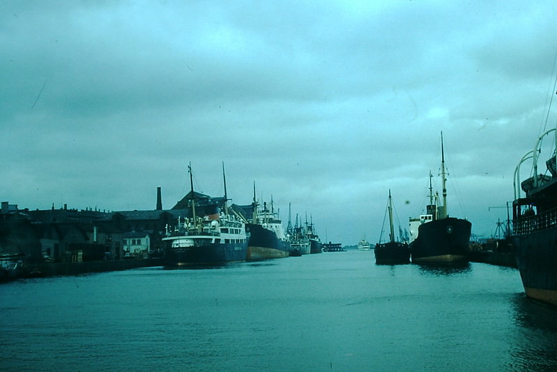 Harbor Copenhagen, Denmark, 1954