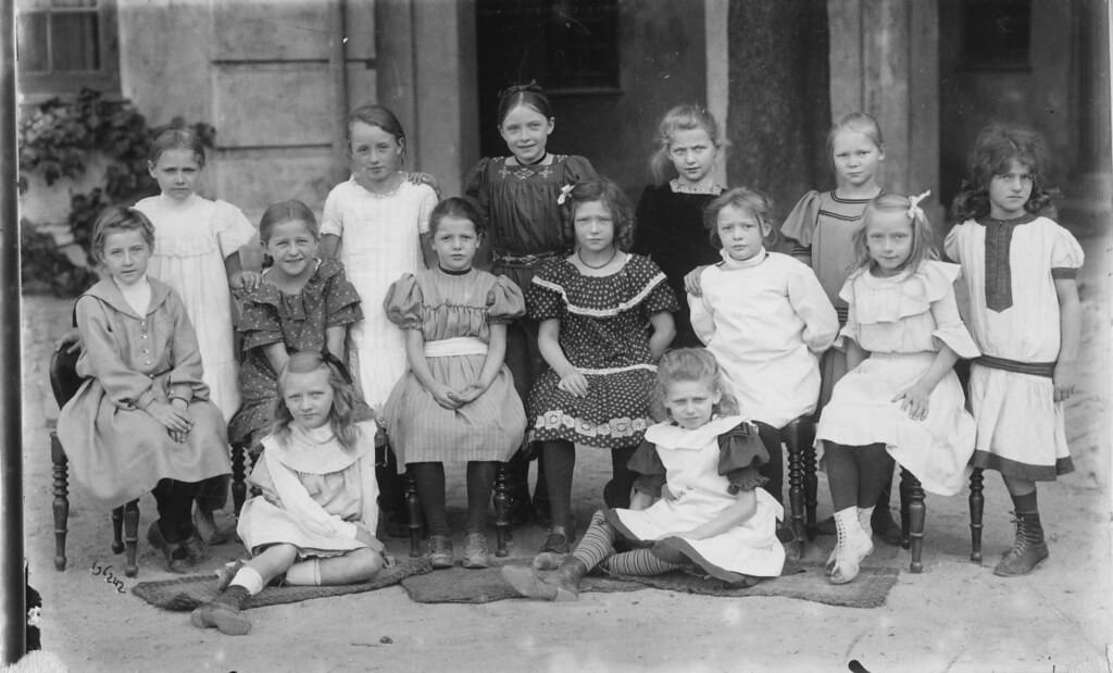 Roskilde Girls' School of 1855, Frk. Wage school, approx. 1904