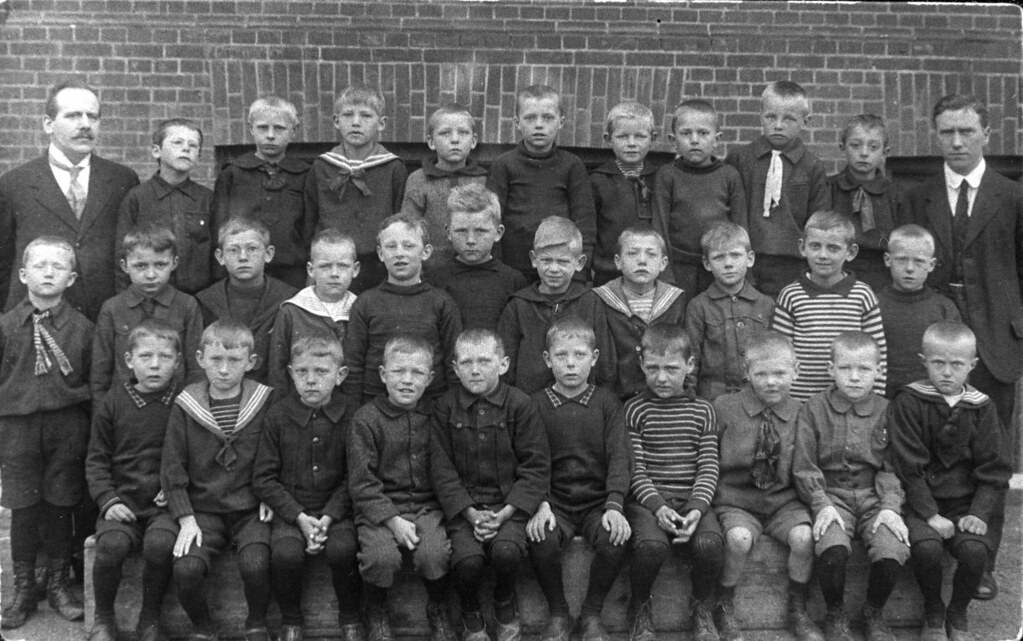 Absalon's School, boys' class, approx. 1912-1913