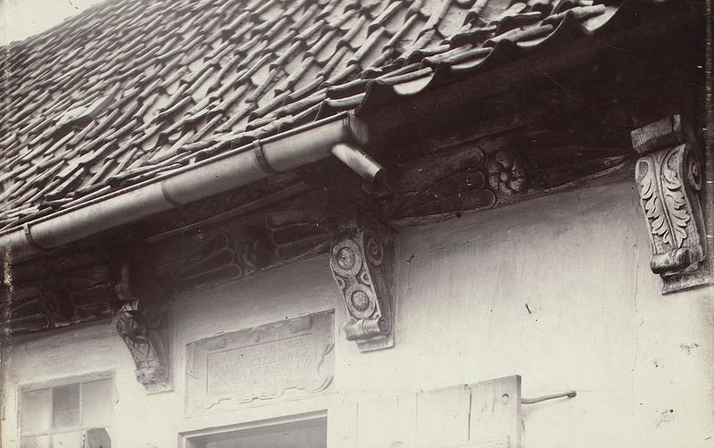 Borgerskolen's old teacher's residence, detail