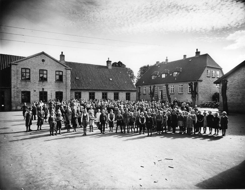 Sct. Jørgensbjerg School, 1936, Foot. A. Christiansen