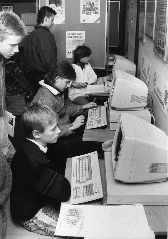 Maglegårdsskolen, computers, 1981-1988