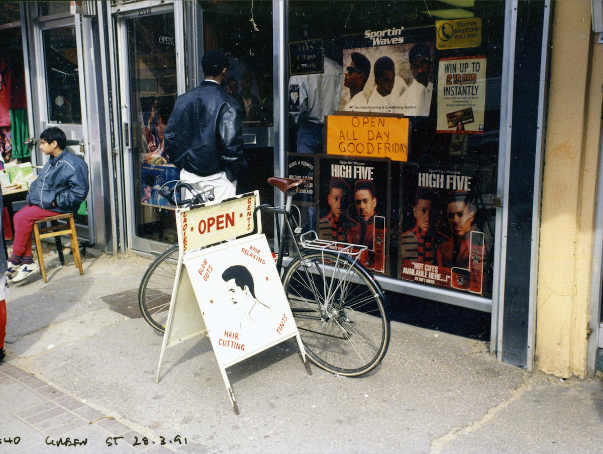 Hairdresser, Green Street, Upton, Newham, 1991