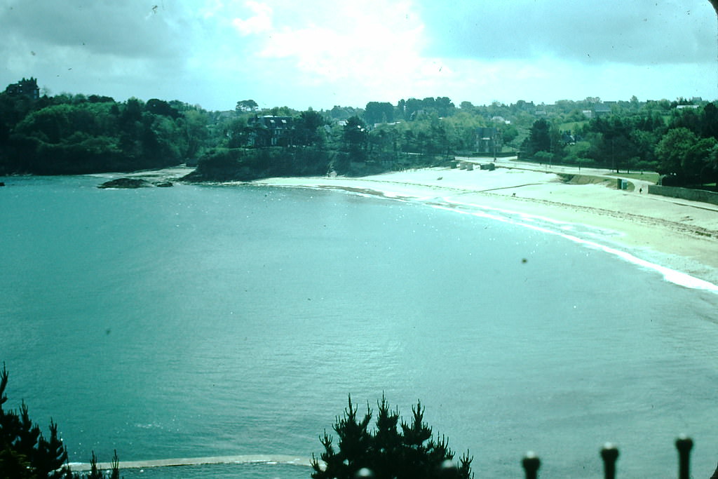Bay at Dinard- Brittany, France, 1954