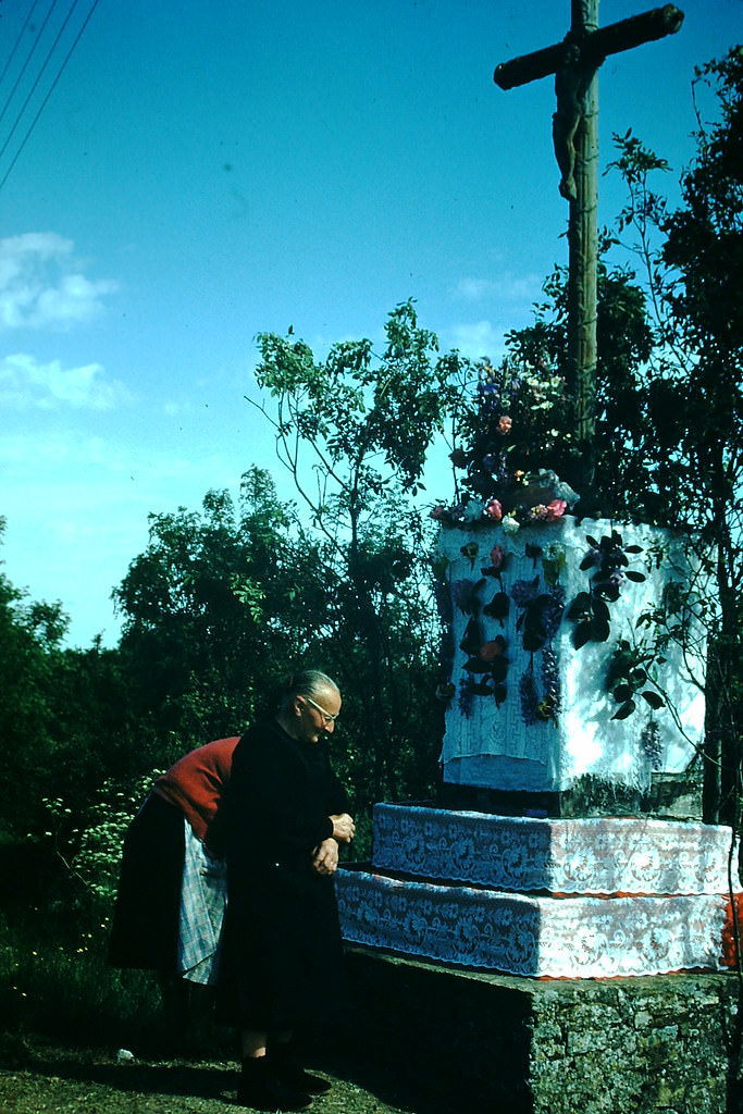 Wayside Shrine Near Nantes, France, 1954