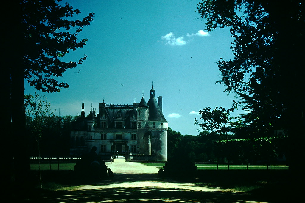 Chateau de Chenonceaux- Loire, France, 1954