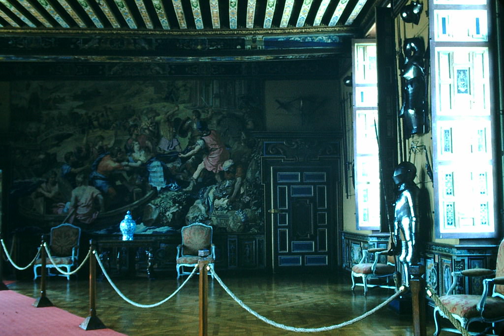 Chateau de Cheverny- Guard Room, France, 1954