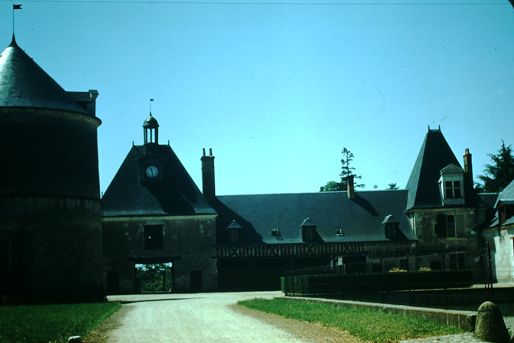 Stables- Chateau de Cheverny, Loire, France, 1954