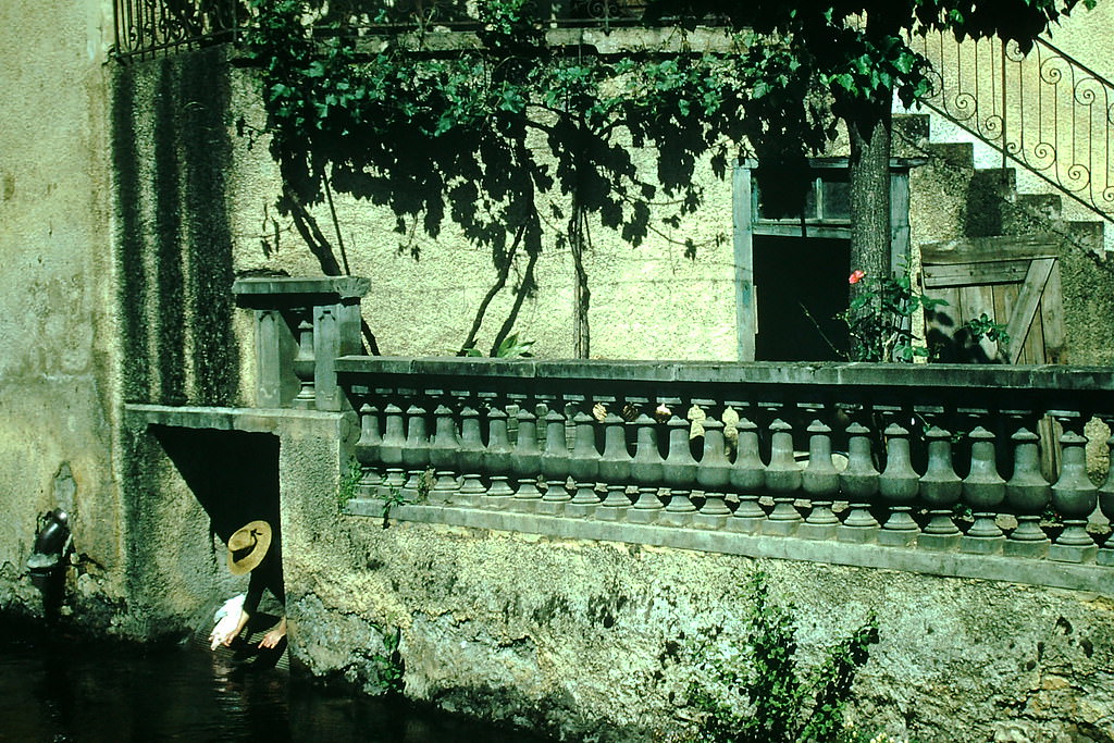 Laundry- St Cere- France- Dordgne, Toulouse, France, 1954