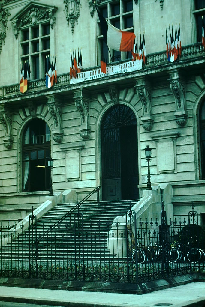 City Hall in Tarbes, France, 1954