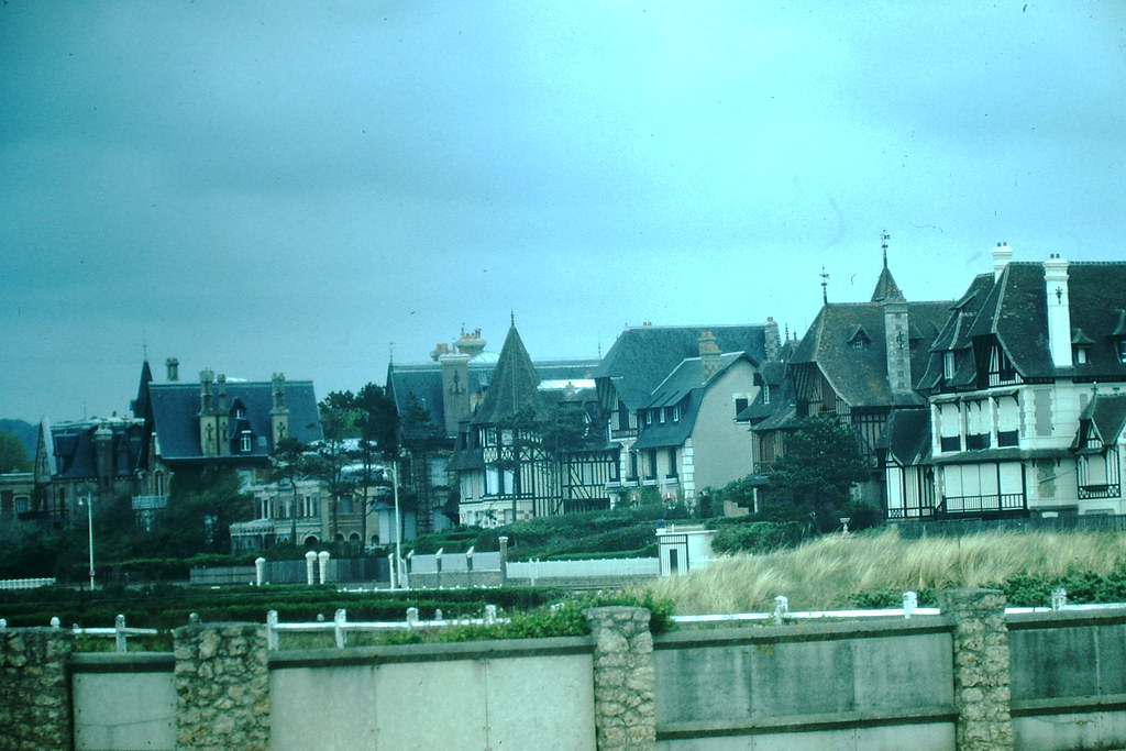 Homes in Deauville, France, 1954