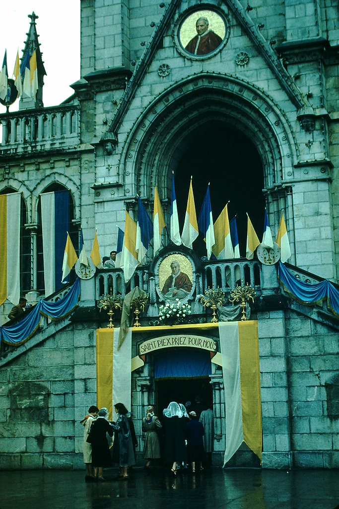 Chapel- Lourdes, France, 1954