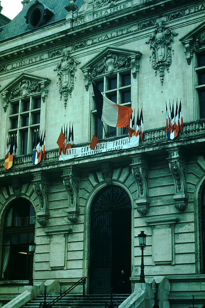 City Hall in Tarbes, France, 1954