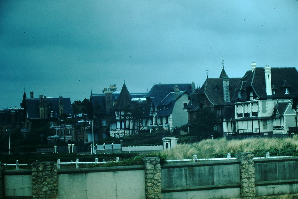 Homes in Deauville, France, 1954