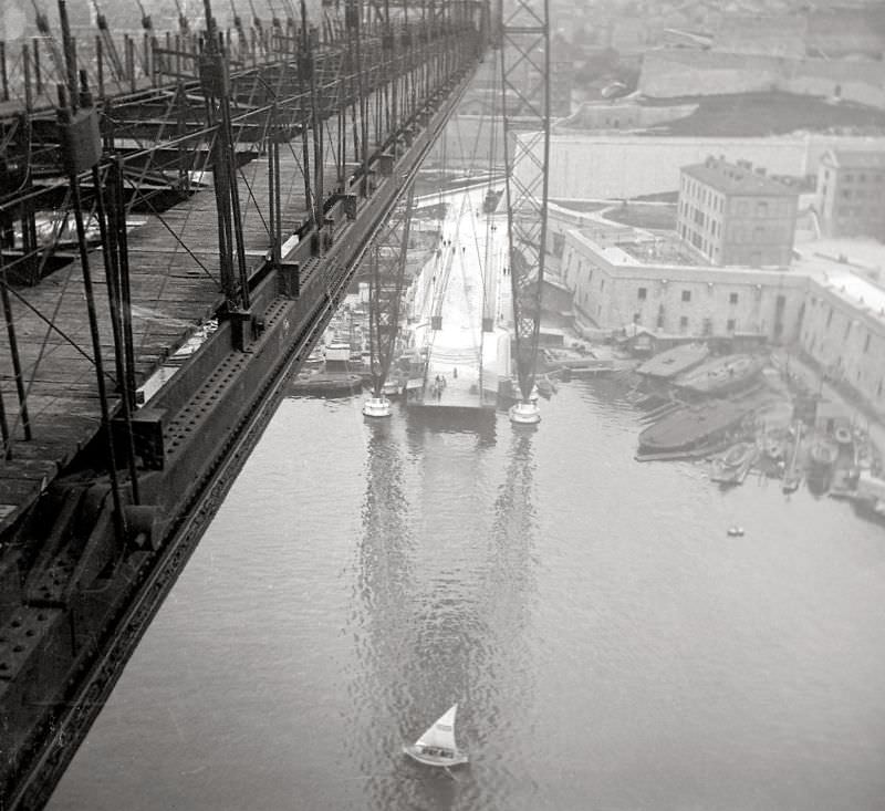 Under the bridge, Marseille, May 4, 1918