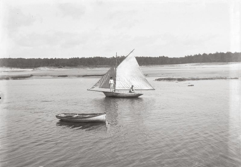 The sailboat, circa 1900