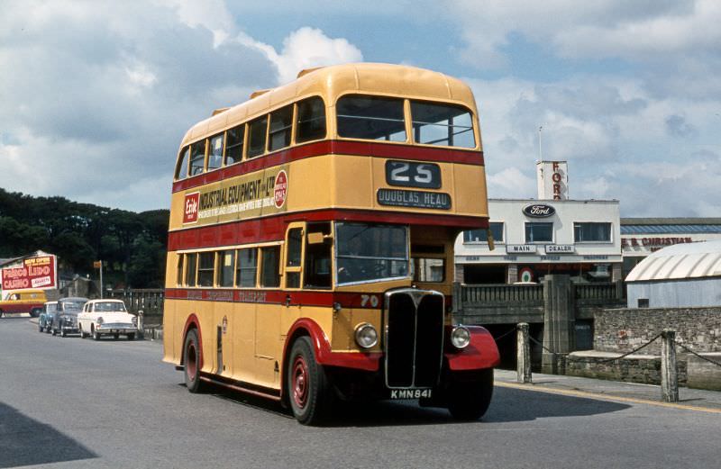 Douglas CT Regent No.70 by the Inner Harbour, 28 June 1971