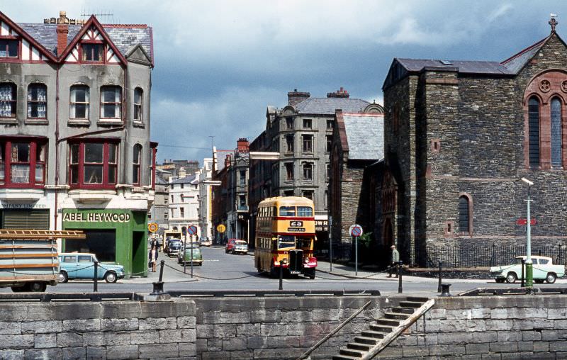 Douglas Inner Harbour with Regent No. 70, 28 June 1971