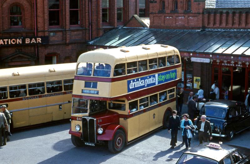 Douglas CT Regent No.64 at Railway Station, 29 June 1971