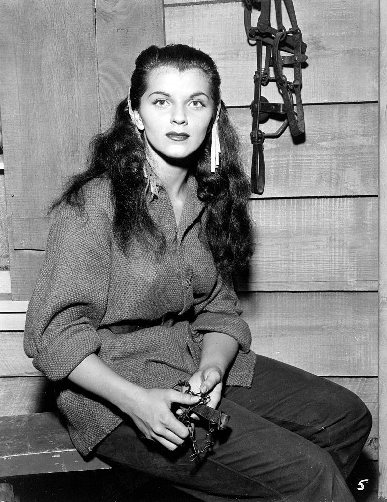 Lisa Gaye in the movie Trapline, 1956.