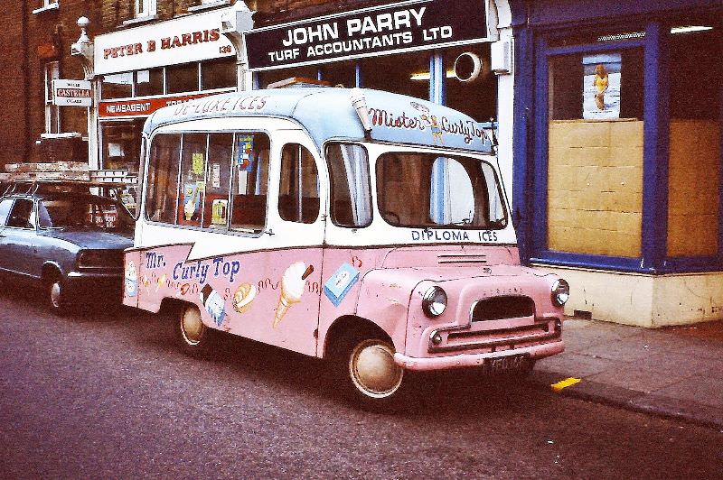 Bedford Van Mister curly top.