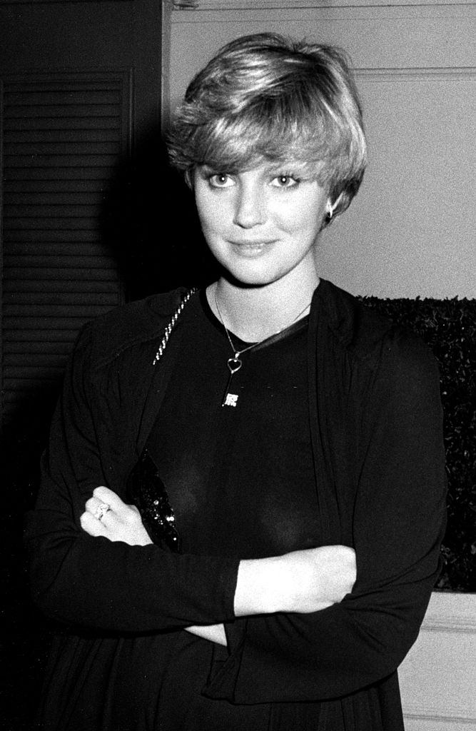 Lynne Frederick at Chasen's Restaurant, 1981.